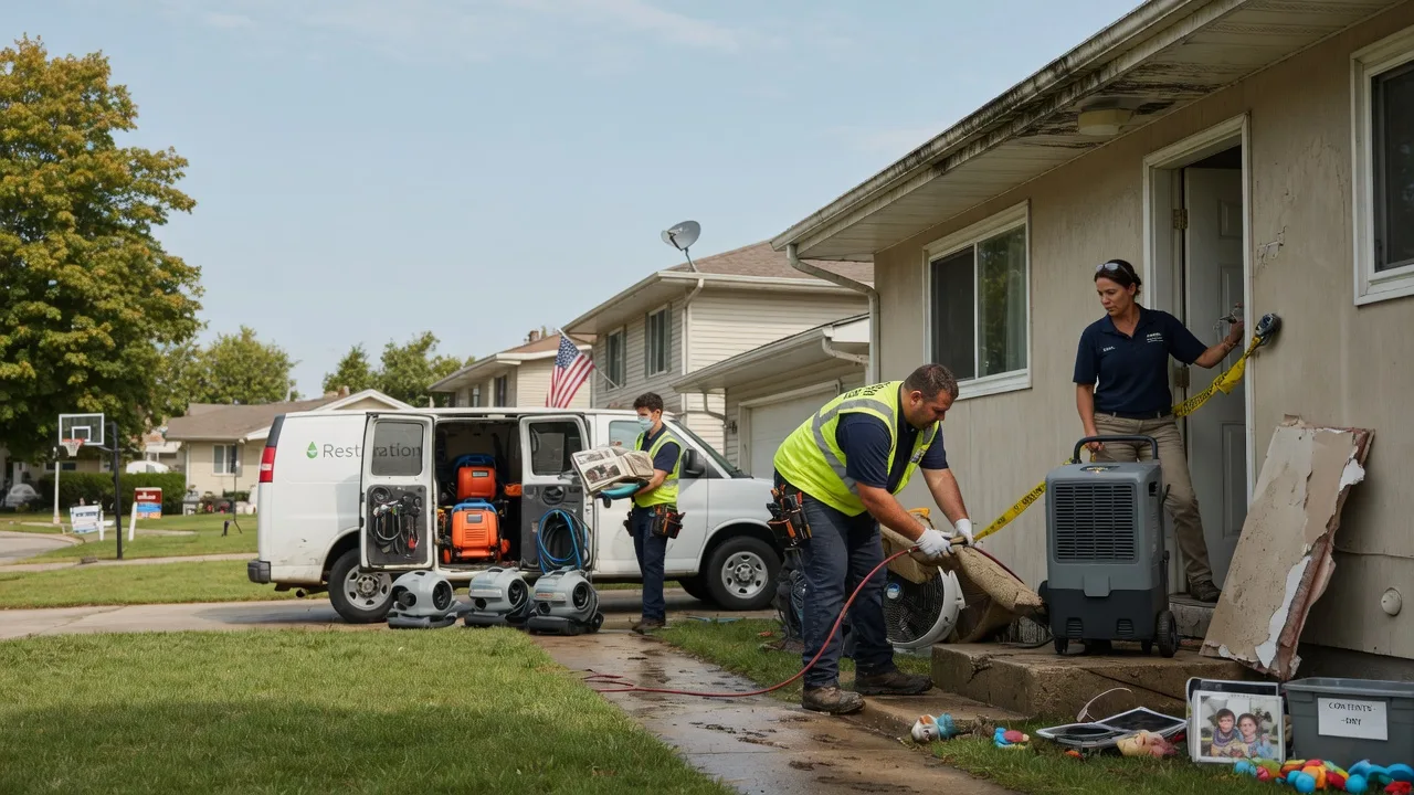 Water Damage Restoration in Aroma Park, IL near me